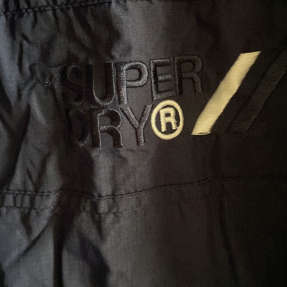 Parka Men’s Navy Jacket Super Dry Cliff Hiker International Waterproof Size S - Picture 7 of 9